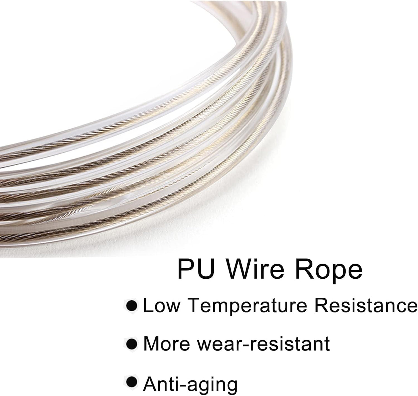 Weighted Jump Rope for Handle,Tangle-Free PU Wire Rope with Bearing Comfortable Foam Handle,Skipping Rope for Workout and Fitness Training for Men Women and Kids