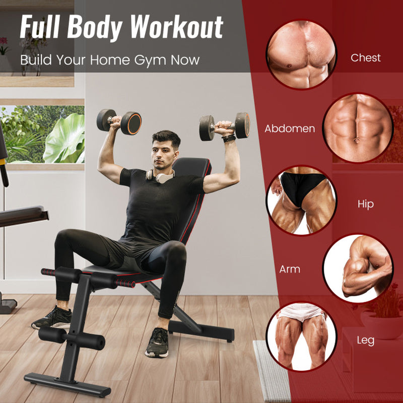Adjustable Weight Bench Strength Training for Full Body Workout