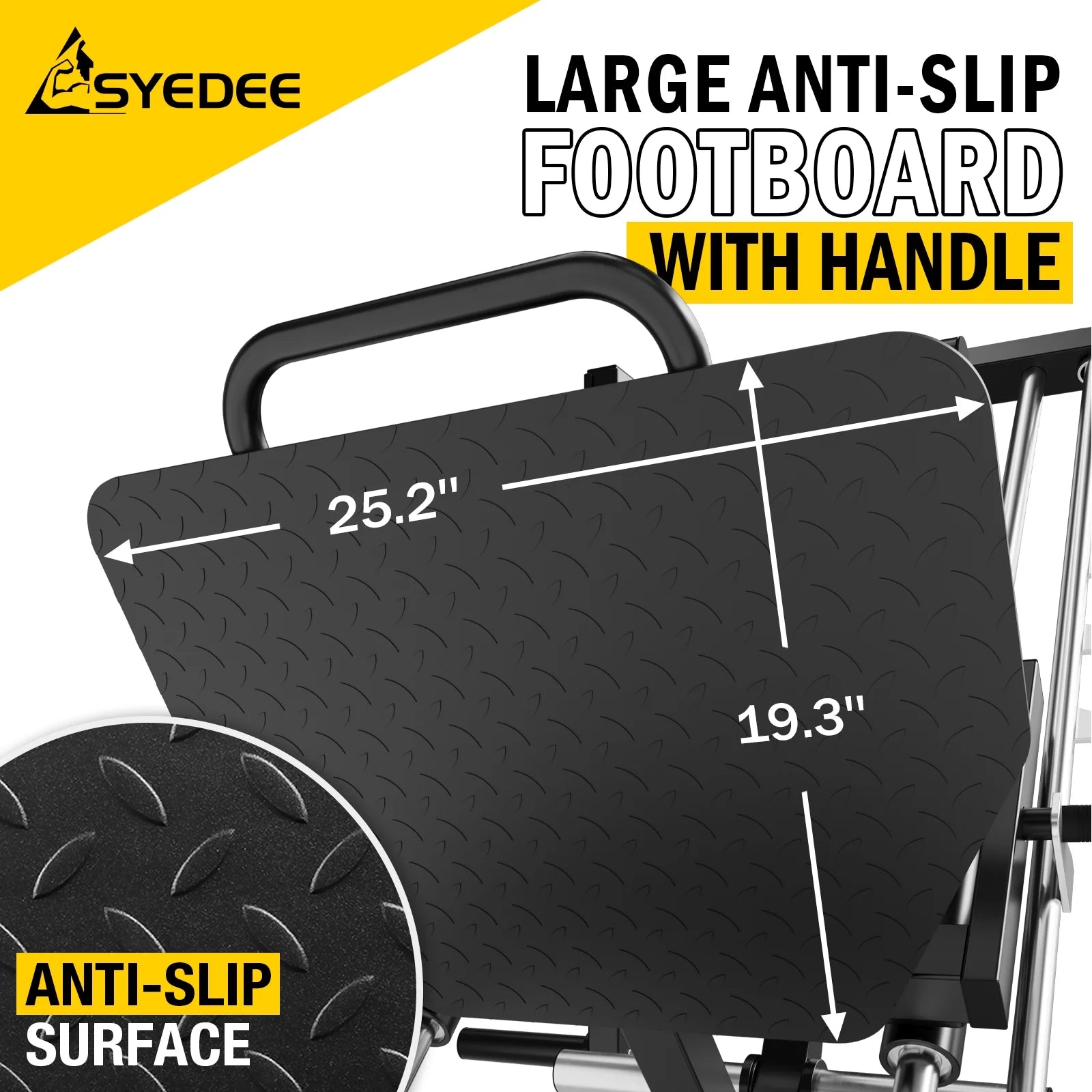 Leg Press Machine, Leg Press with 1500LBS Capacity and Double Safety Guarantee, Only Cover 14.18 Square Feet