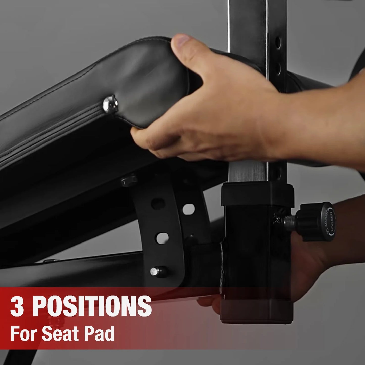 Adjustable Plate Loadedleg Extension & Curl Machine, Adjustable Plate Loaded, Black