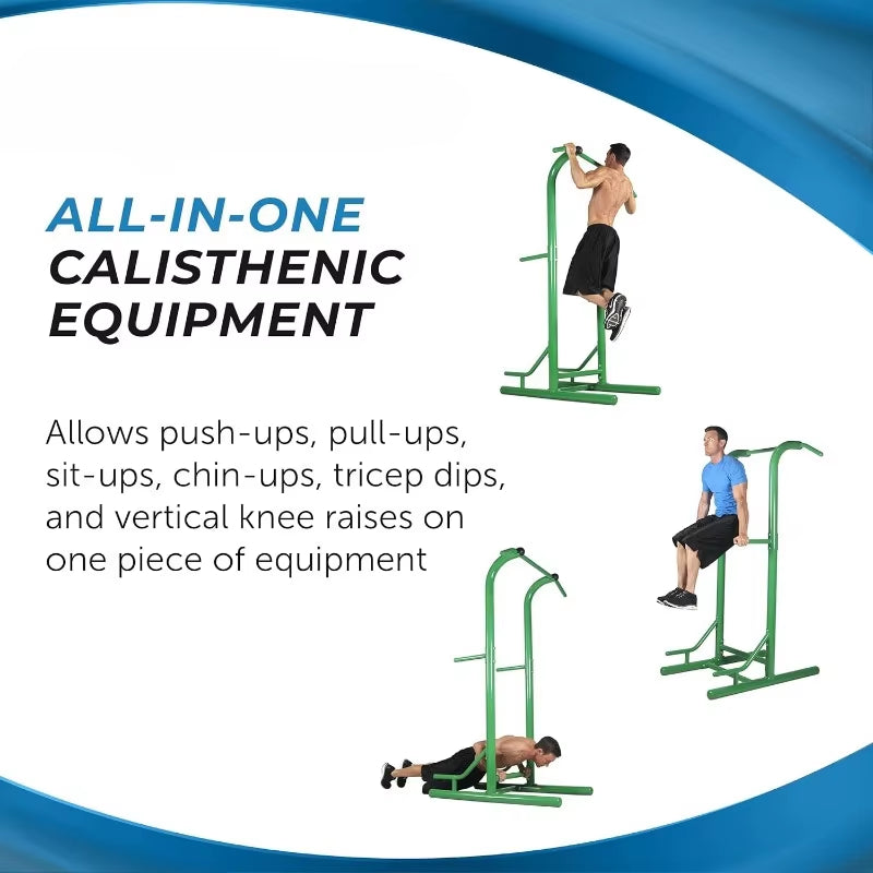 Outdoor Fitness Multi-Use Strength Training Power Tower,Home.