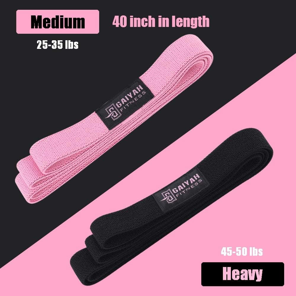 Fabric Long Resistance Bands Set - Full Body Workout Bands Resistance for Women Pull up Assistance Bands for Weight Training,Resistance Training, Physical Therapy,Home Workouts 1