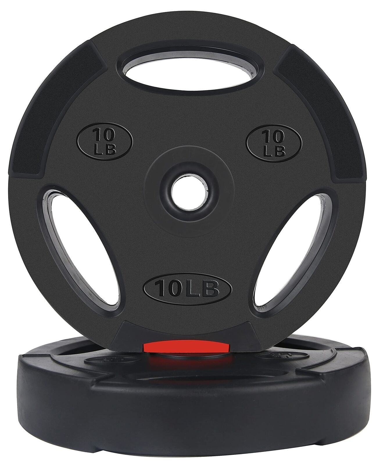 Vinyl Standard 1-Inch Plate Weight Plate for Strength Training and Weightlift...