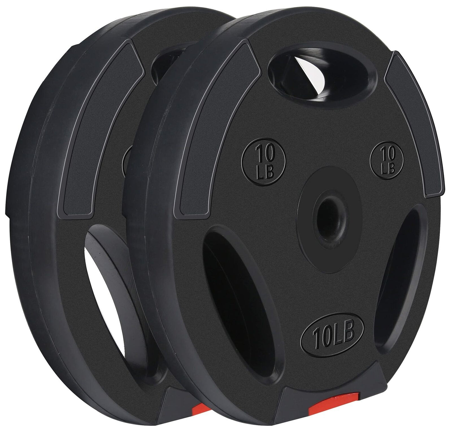 Vinyl Standard 1-Inch Plate Weight Plate for Strength Training and Weightlift...