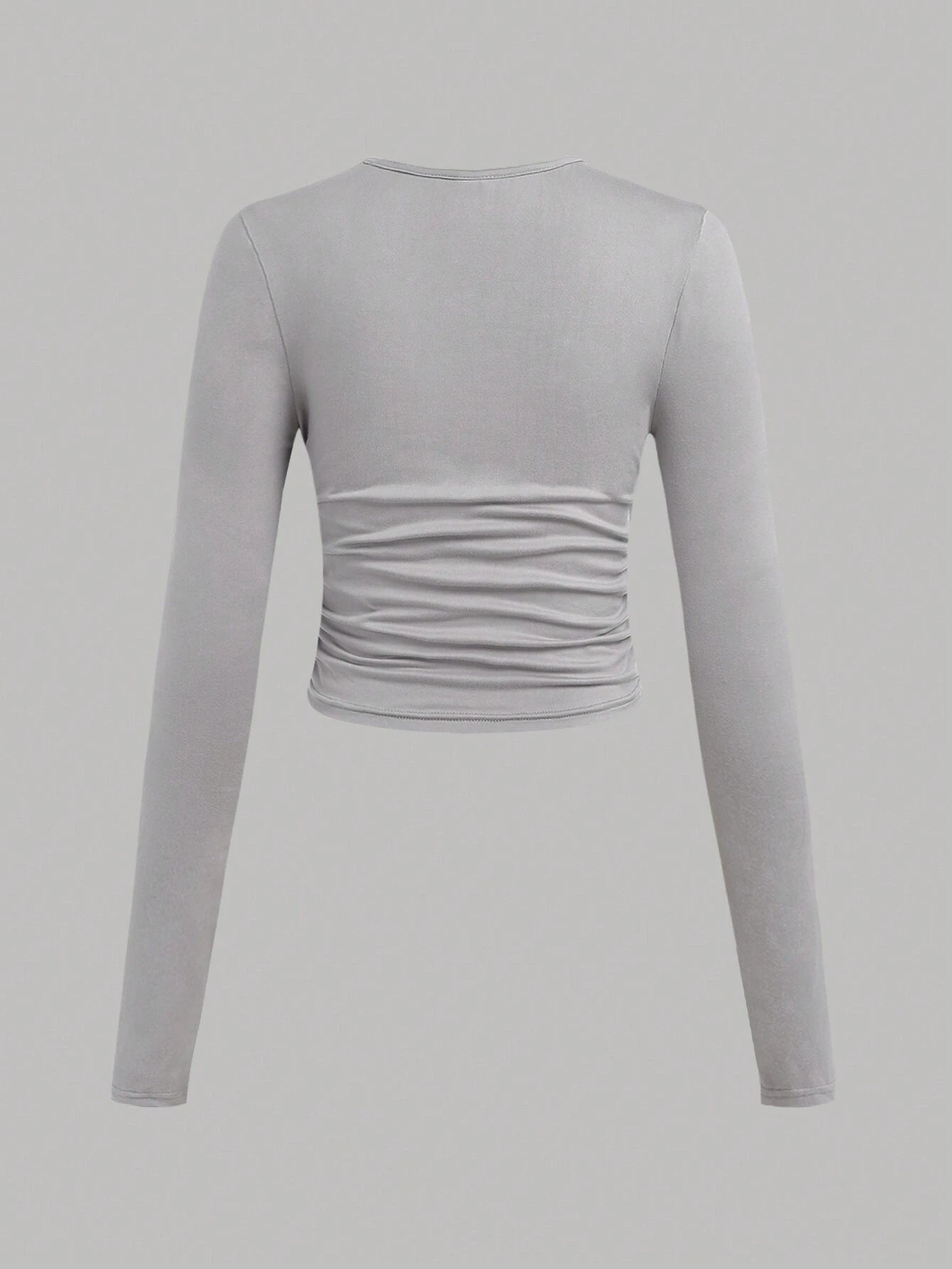 SHEIN Ezwear Multi-Pack Women Versatile Casual Simple Long Sleeve T-Shirt Valentine Day