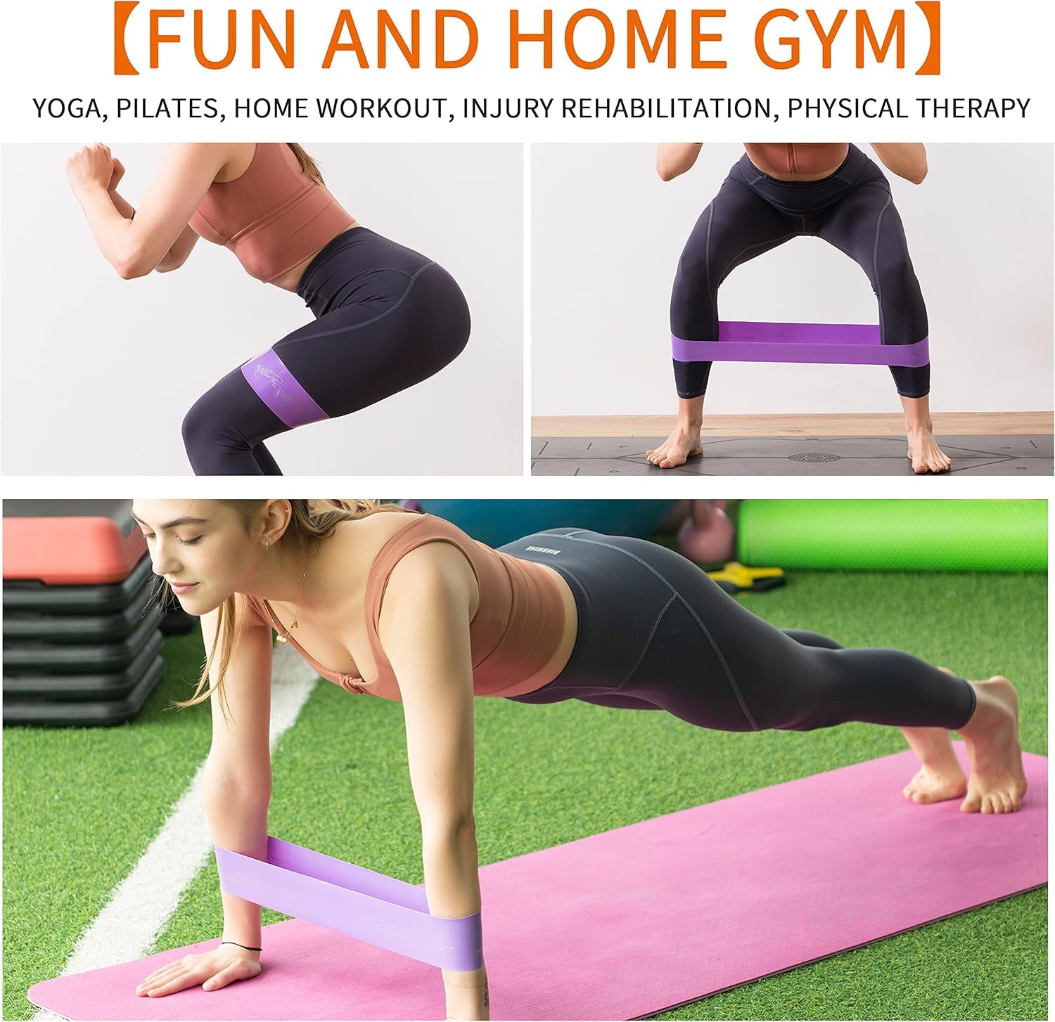 Resistance Bands,Resistance Bands for Women,Arm Resistance Bands,Elastic Band Arm,Elastic Exercise Bands for Home Workout,Strength Training,Physical Therapy (Loop Band Sets)