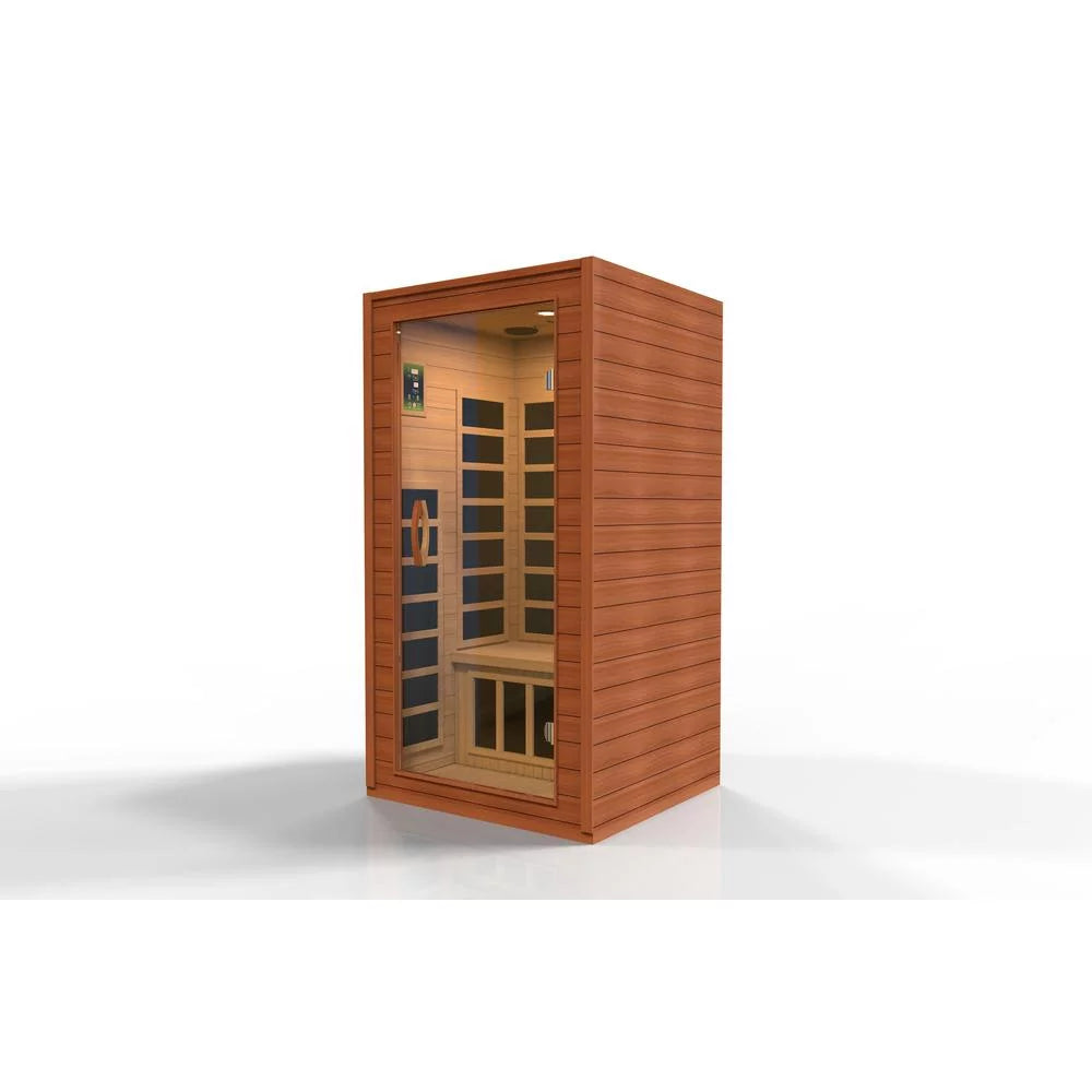 Dynamic Avila Elite 1-2-Person Ultra Low EMF (Under 3MG) FAR Infrared Sauna (Canadian Hemlock)