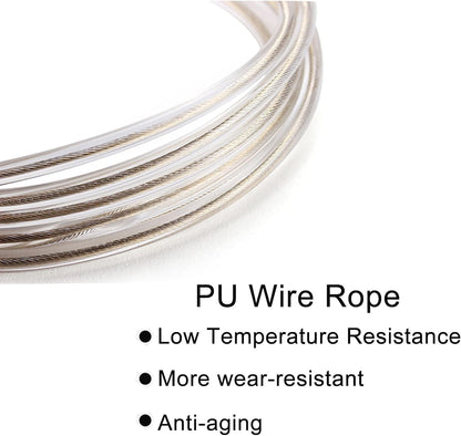 Weighted Jump Rope for Handle,Tangle-Free PU Wire Rope with Bearing Comfortable Foam Handle,Skipping Rope for Workout and Fitness Training for Men Women and Kids