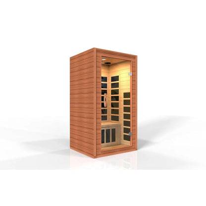 Dynamic Avila Elite 1-2-Person Ultra Low EMF (Under 3MG) FAR Infrared Sauna (Canadian Hemlock)
