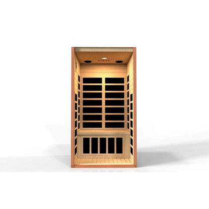 Dynamic Avila Elite 1-2-Person Ultra Low EMF (Under 3MG) FAR Infrared Sauna (Canadian Hemlock)