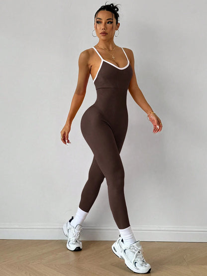 Slayoga Women'S Ribbed Yoga Jumpsuit Pants