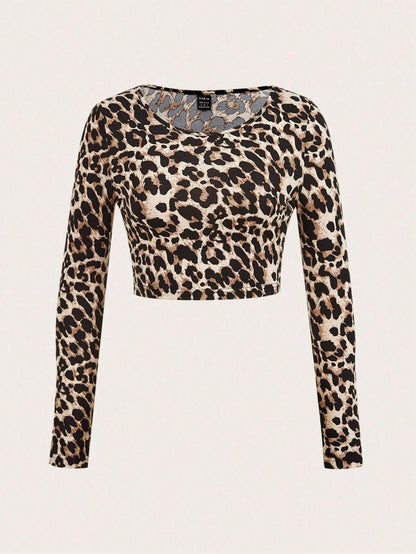 SHEIN Ezwear Multi-Pack Women Versatile Casual Simple Long Sleeve T-Shirt Valentine Day