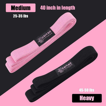 Fabric Long Resistance Bands Set - Full Body Workout Bands Resistance for Women Pull up Assistance Bands for Weight Training,Resistance Training, Physical Therapy,Home Workouts 1