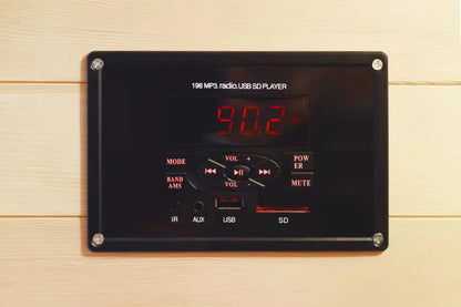 2 - Person Bluetooth Compatible FAR Infrared Sauna in Hemlock