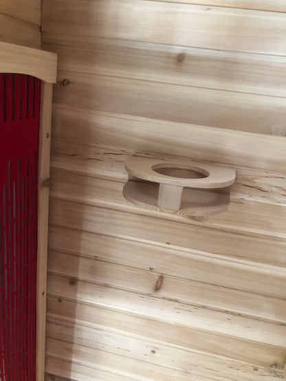 2 - Person Bluetooth Compatible FAR Infrared Sauna in Hemlock
