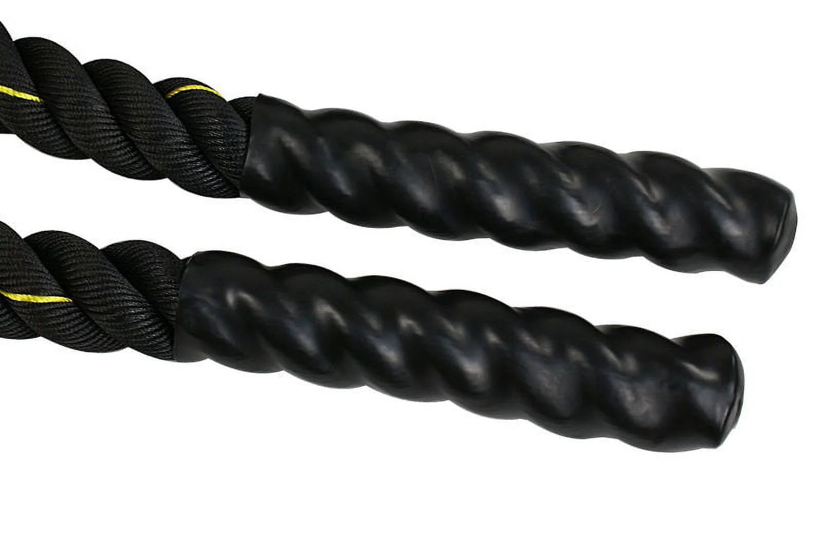 .5" Workout Strength Training Undulation Poly Dacron Battle Rope Black (40Ft)