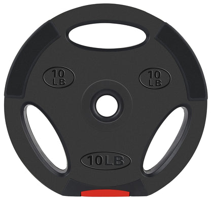 Vinyl Standard 1-Inch Plate Weight Plate for Strength Training and Weightlift...